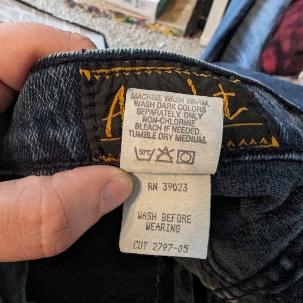 Action West NWT Vintage Taper Leg Jeans Sz 14 - Picture 8 of 10